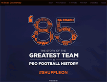 Tablet Screenshot of 85bearsdoc.com